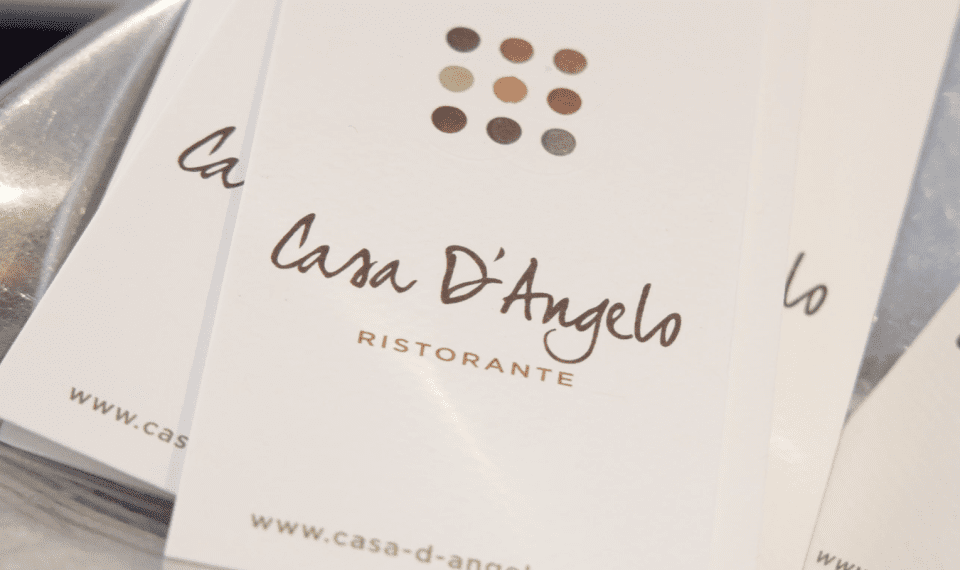 Grant Miller enjoys the best food at Casa D’Angelo in Aventura!